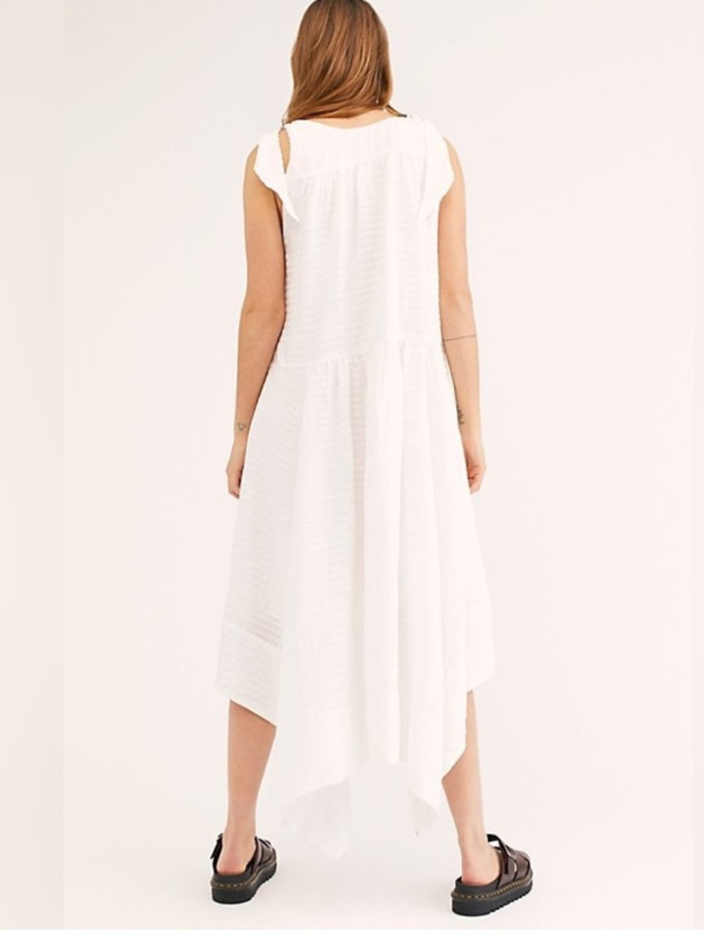 Free People linen blend white Celine Dress - Picture 2 of 11